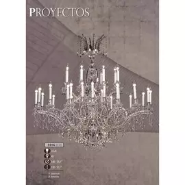 Подвесная люстра 551G 551G/24+8 CQ AMATISTA Riperlamp