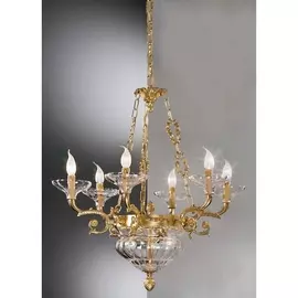 Подвесная люстра 571 571/6+3/TR Nervilamp