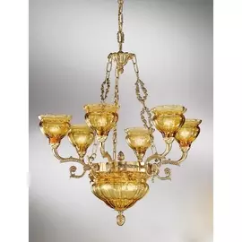 Подвесная люстра 573 573/6+3/AM Nervilamp