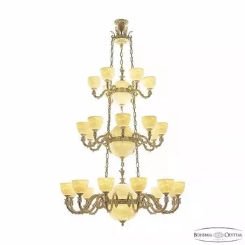 Подвесная люстра 7100 71001P/12+9+6/360/3d GW P1 U Rose Y8 FA10S Bohemia