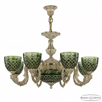 Подвесная люстра 7120 71203P/8/210 GW P1 U Clear-Green/H-1J Bohemia