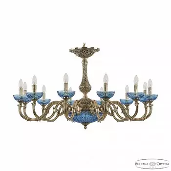 Подвесная люстра 7210 72101P/12/360 GB P Aquamarine/M-1G Bohemia