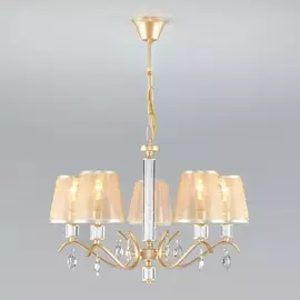 Подвесная люстра Alcamo 60103/5 перламутровое золото Eurosvet
