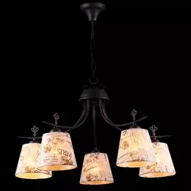 Подвесная люстра Alps ALPS 11430/5С BROWN GOLD Natali Kovaltseva