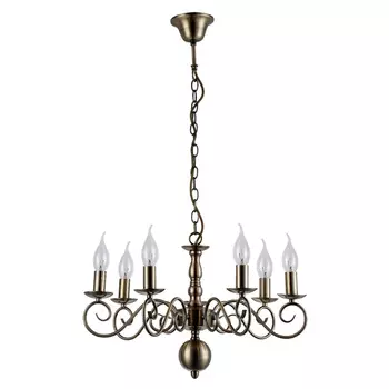 Подвесная люстра Arte Lamp A1129LM-7AB