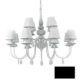 Подвесная люстра Blanche BLANCHE SP12 NERO Ideal Lux