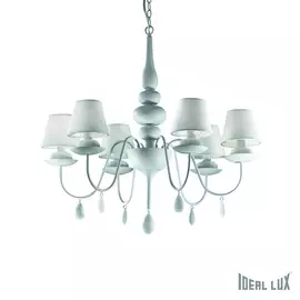 Подвесная люстра Blanche BLANCHE SP6 BIANCO Ideal Lux