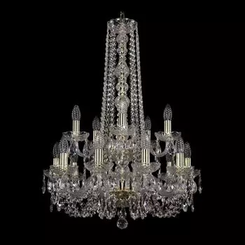 Подвесная люстра Bohemia Ivele 1402/10+5/195/h-80/2d/G