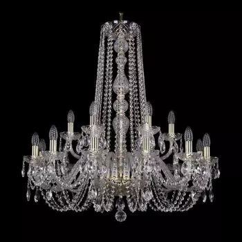 Подвесная люстра Bohemia Ivele 1402/12+6/300/h-90/G