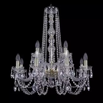 Подвесная люстра Bohemia Ivele 1402/8+4/240/h-76/G