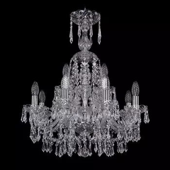 Подвесная люстра Bohemia Ivele 1403/8+4/195/XL-65/Ni