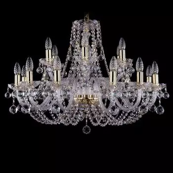 Подвесная люстра Bohemia Ivele 1406/12+6/300/G/Balls