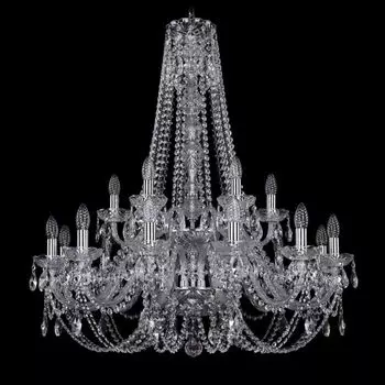 Подвесная люстра Bohemia Ivele 1406/12+6/300/h-95/2d/Ni