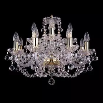 Подвесная люстра Bohemia Ivele 1406/8+4/195/G/Balls