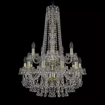 Подвесная люстра Bohemia Ivele 1409/10+5/195/h-83/2d/G