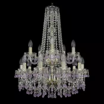 Подвесная люстра Bohemia Ivele 1410/10+5/195/h-74/2d/G/V7010