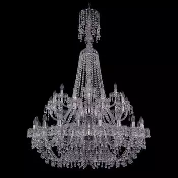 Подвесная люстра Bohemia Ivele 1410/20+10+5/400/XL-160/2d/Ni/V0300
