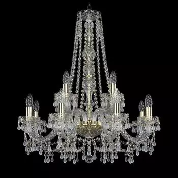 Подвесная люстра Bohemia Ivele 1410/8+4/240/h-74/G/V0300