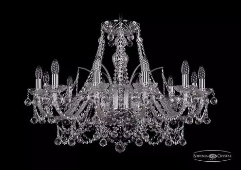 Подвесная люстра Bohemia Ivele 1411/12/300/Ni/Balls