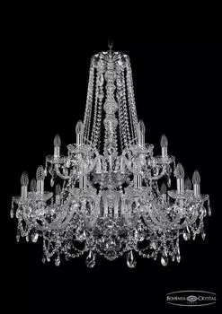 Подвесная люстра Bohemia Ivele 1411/12+6/300/h-93/2d/Ni