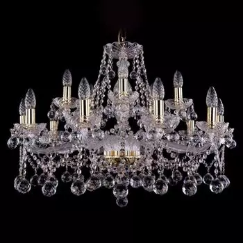 Подвесная люстра Bohemia Ivele 1413/10+5/300/G/Balls