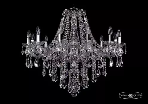 Подвесная люстра Bohemia Ivele 1415/12/300/Ni/Leafs