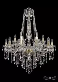 Подвесная люстра Bohemia Ivele 1415/12+6/300/h-108/G