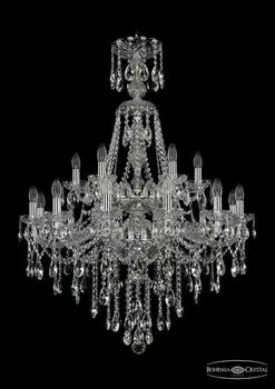 Подвесная люстра Bohemia Ivele 1415/12+6/300/XL-114/2d/Ni