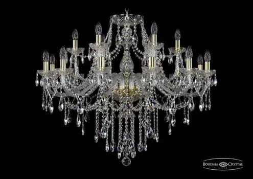 Подвесная люстра Bohemia Ivele 1415/12+6/360/G