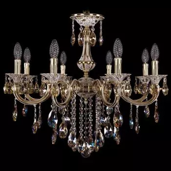 Подвесная люстра Bohemia Ivele 1702/8/250/B/GW/K701