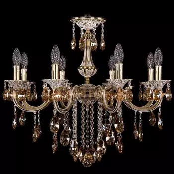 Подвесная люстра Bohemia Ivele 1702/8/250/B/GW/K721