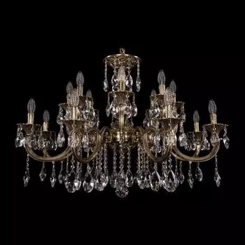 Подвесная люстра Bohemia Ivele 1702/8+8/300+150/A/GB