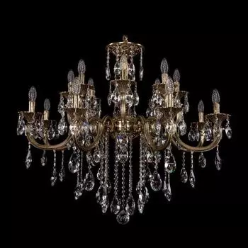 Подвесная люстра Bohemia Ivele 1702/8+8/300+150/B/GB