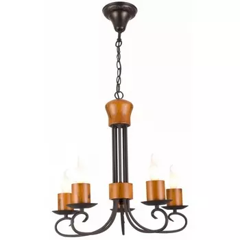 Подвесная люстра Candela A6950LM-5BR Arte Lamp