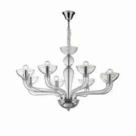 Подвесная люстра Casanova CASANOVA SP8 TRASPARENTE Ideal Lux
