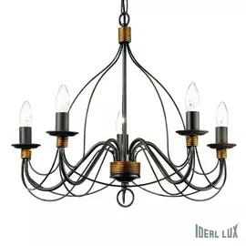 Подвесная люстра Corte CORTE SP5 RUGGINE Ideal Lux