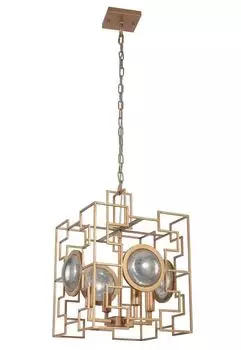 Подвесная люстра Crystal Lux Cuento SP4 Gold