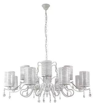 Подвесная люстра Crystal Lux Elisa White SP12