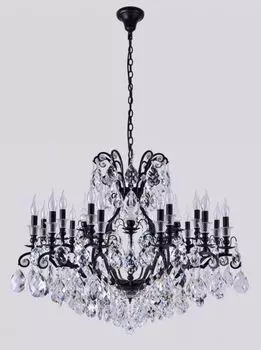 Подвесная люстра Crystal Lux Magnifico SP19 Black/Transparent