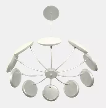 Подвесная люстра Crystal Lux Maxime SP10 D600 Silver