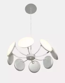 Подвесная люстра Crystal Lux Maxime SP8 D500 Silver