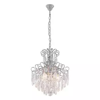 Подвесная люстра Crystal Lux Sevilia SP4 Silver