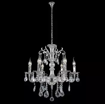 Подвесная люстра Crystal Lux Sunshine SP6 Silver