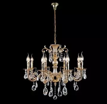 Подвесная люстра Crystal Lux Sunshine SP8 Gold