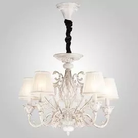 Подвесная люстра Eurosvet 10001/5 белый с золотом