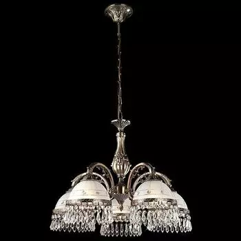 Подвесная люстра Eurosvet 22823/5 античная бронза