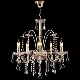 Подвесная люстра Eurosvet 3131/5 золото Strotskis