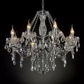 Подвесная люстра Eurosvet 3188/8 хром Strotskis