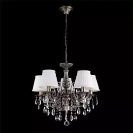 Подвесная люстра Eurosvet 3646/5 античная бронза/прозрачный хрусталь Strotskis