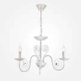 Подвесная люстра Eurosvet 60018/3 белый с золотом